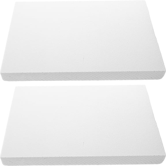 CTIRCHIU 2Pcs White Foam Board for DIY Crafts Easy to Cut Bend and Shape Model Making Material