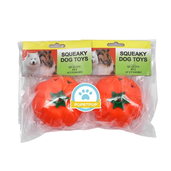 CTIRCHIU 2-Pack Pumpkin Shaped Teeth Grinding Toys for Party Decorations and Home Decor 8.5 x 6.5 Cm