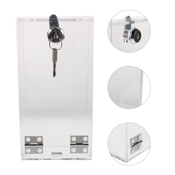 CTIRCHIU 2pcs Acrylic Cell Phone Locker Box for Shared Spaces and Parties