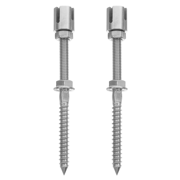 CTIRCHIU 2-Pack Stainless Steel Plant Clips for Garden Trellis and Cable Support, Climbing Accessories, Easy Installation