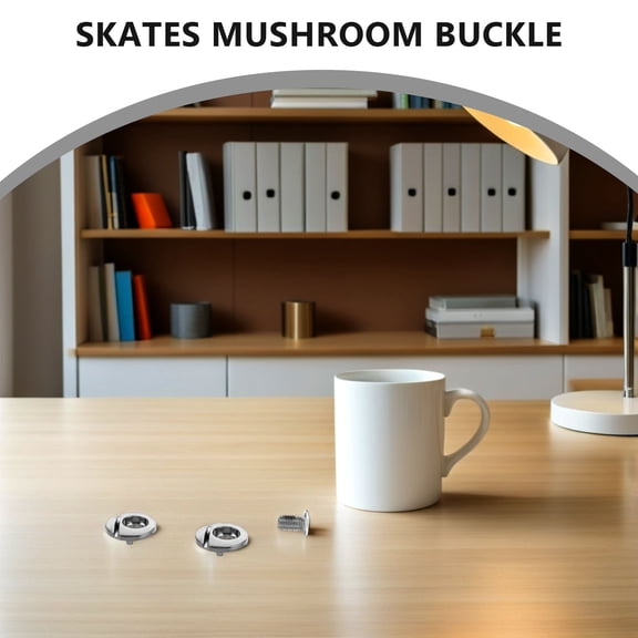 CTIRCHIU 2-Pack Aluminum Mushroom Rivets Roller Skate Parts for Casual and Recreational Skating