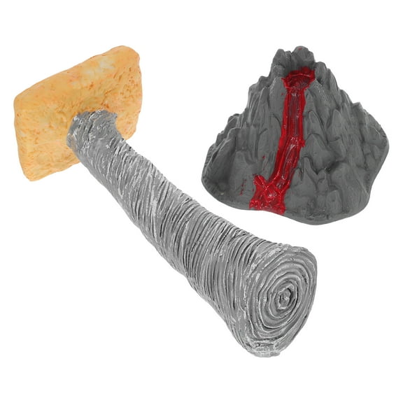CTIRCHIU 2Pcs Plastic Volcano and Tornado Simulation Models for Realistic Sand Table Decoration