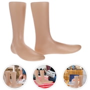 CTIRCHIU 2-Pack Black Plastic Foot Display Sock Holders for Female Shoe Models, and Stylish Shoe Accessories
