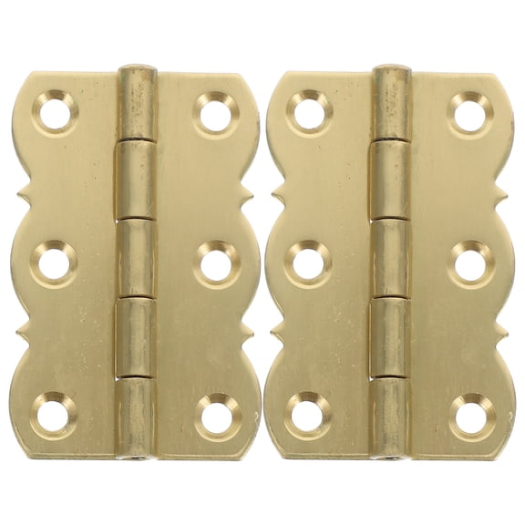 CTIRCHIU 2Pcs Copper Table Hinges for Piano Benches Music Stands and Wooden Cabinets