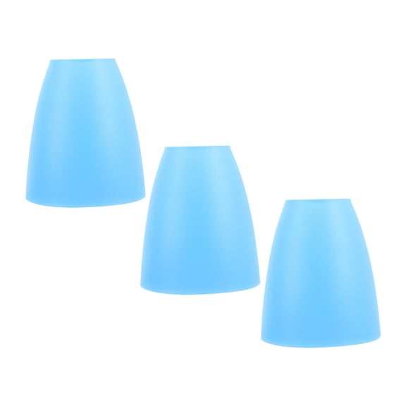 CTIRCHIU 3 Pieces Hollow Lamp Blue PP Light Diffusion For Pendant Light