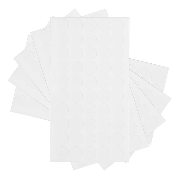 CTIRCHIU 300 Pieces Transparent Round Dots for Decorations, Easy to Remove, , Ideal for Festivals and Crafts