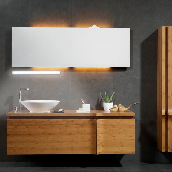 CTIRCHIU LED Vanity Light 30X1.9X1.9 Inches for Mirror with Design and Touch Switch
