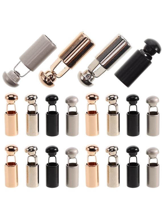 32pcs Metal Cord Lock Stopper for Hoodie Drawstrings and Pants