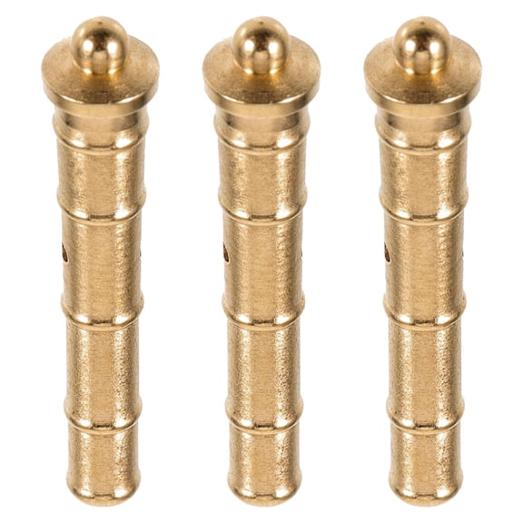 CTIRCHIU 3pcs Brass Decorative Ornament Sailing Ship Model Golden Historical Texture Replication Home Decoration