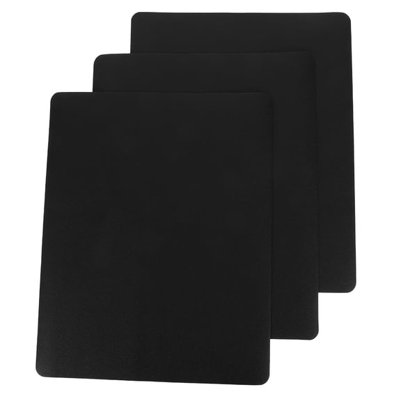 CTIRCHIU 3Pcs Small Nightstand Mat with Waterproof PU Material and Secure Anti Slip Backing