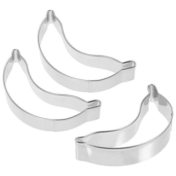 CTIRCHIU 3Pcs Stainless Steel Mold Non Stick DIY Dessert Molds Silver