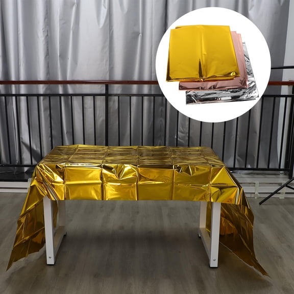 CTIRCHIU 3-Pack Synthetic Party Tablecloths for Events, Stylish Table Covers for Home, Weddings, and Outdoor Use