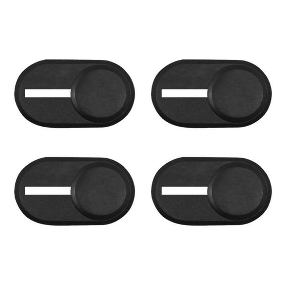 CTIRCHIU 4 PCS Camera Privacy Cover Black for Laptop PC Mobile Phone Daily Use