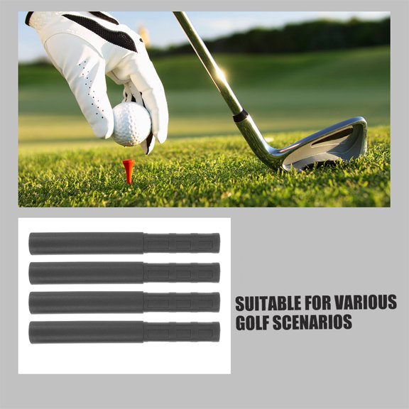 CTIRCHIU 4PCS Putter Shaft Extension Golf Club Shaft Extension Rods Adjustable Length Carbon Fiber for Golf Enthusiasts