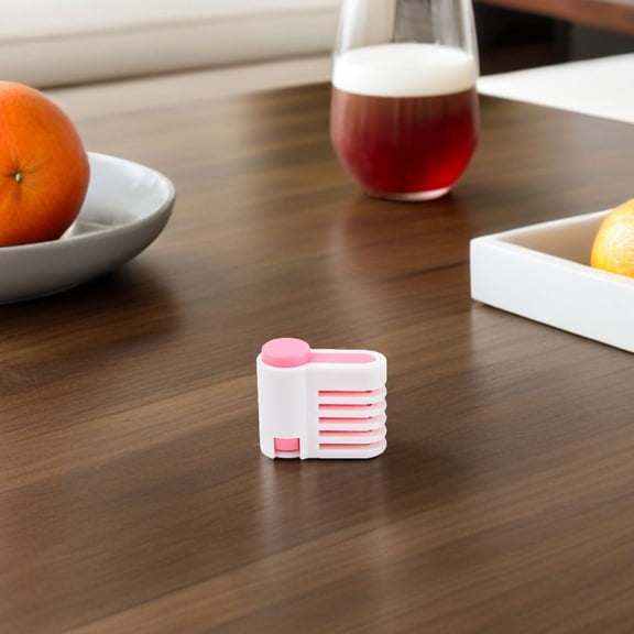 CTIRCHIU 4Pcs Adjustable Cake and Bread Slicing Guide Tool for Uniform Slices in Home Kitchen and Baking Projects