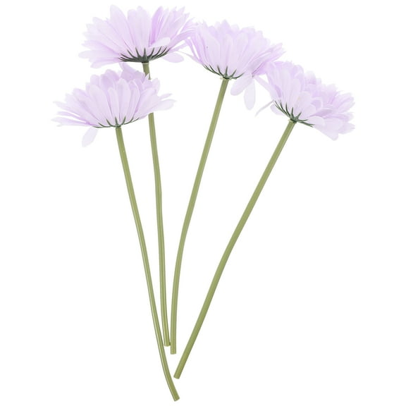 CTIRCHIU Set of 4 Artificial Daisies for Home Decor, Event Decoration, and Floral Arrangements
