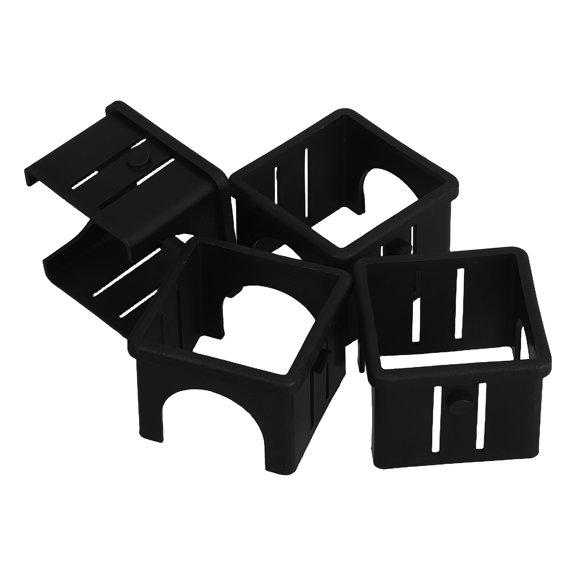 CTIRCHIU 4Pcs Black Inner Hollow Sleeve for Fitness Equipment Tubes Gym Training Gear Protector