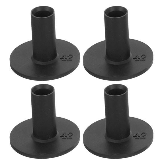 CTIRCHIU 4Pcs Black Silicone Golf Tee Holder Kit for Driving Range Outdoor Training Practice