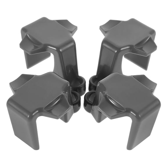 CTIRCHIU 4-Pack Boat Dock Bumper Holders with Shock Absorbers, Grey ABS Material for Marine