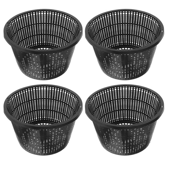 CTIRCHIU Set of 4 Portable Black Mesh Plant Holders Cups for Indoor and Outdoor Gardening Use