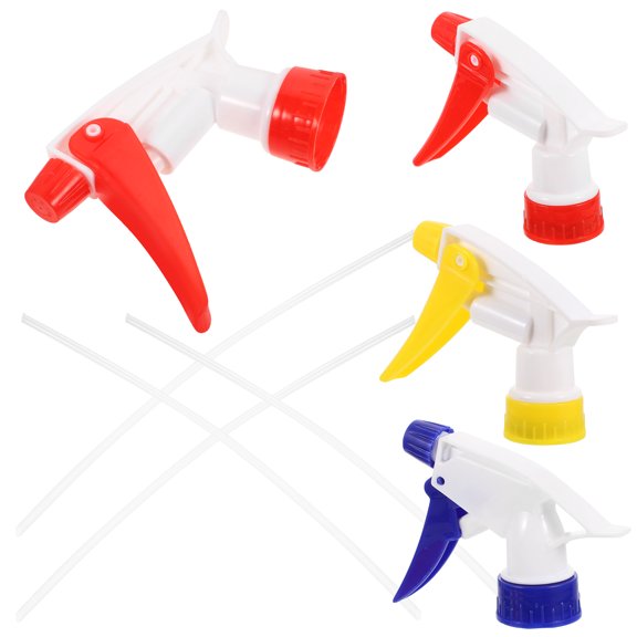 CTIRCHIU 4Pcs Trigger Sprayer Tool Plastic Bottle Pump Head for Home Use and Environmental Saving