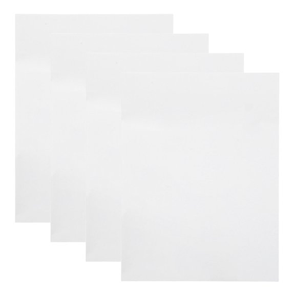 CTIRCHIU 4Pcs White Heat Transfer Aluminum Sheets Blank for DIY Nameplates Office Signs