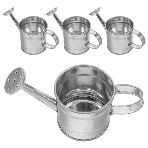 CTIRCHIU Set of 4 Small Galvanized Metal Buckets Rustic Flower Pots for Garden, Home, Patio, and Outdoor Decoration