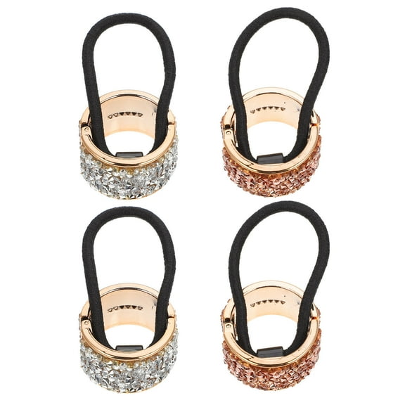 CTIRCHIU 4pcs Ponytail Hair Cuffs for Women, Stylish Hair Accessories Perfect for Birthdays, Parties, and Banquets