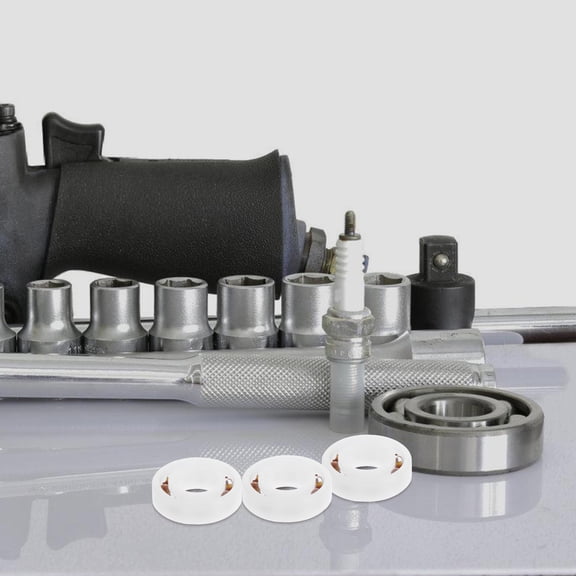 CTIRCHIU 5 Pcs Plastic Roller Bearings for Deep Groove Replacement Parts with Smooth Operation