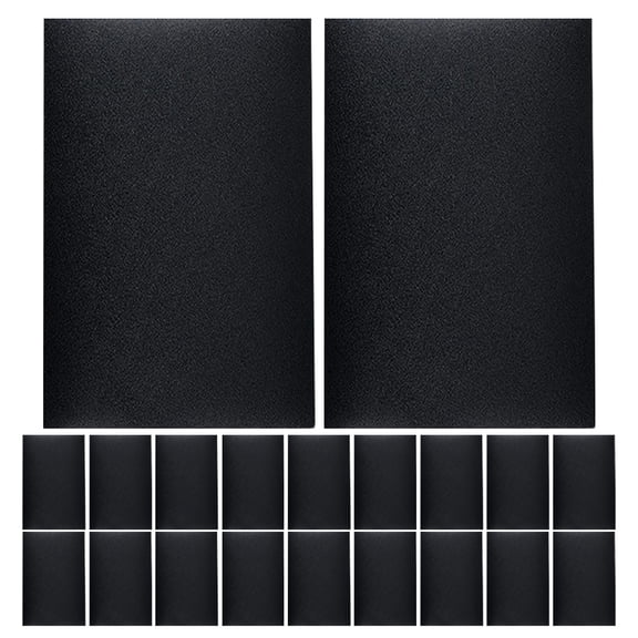 CTIRCHIU 50 Pcs Writable Stickers Labels Black Adhesive Dry Erase for Glass Bottles Classroom