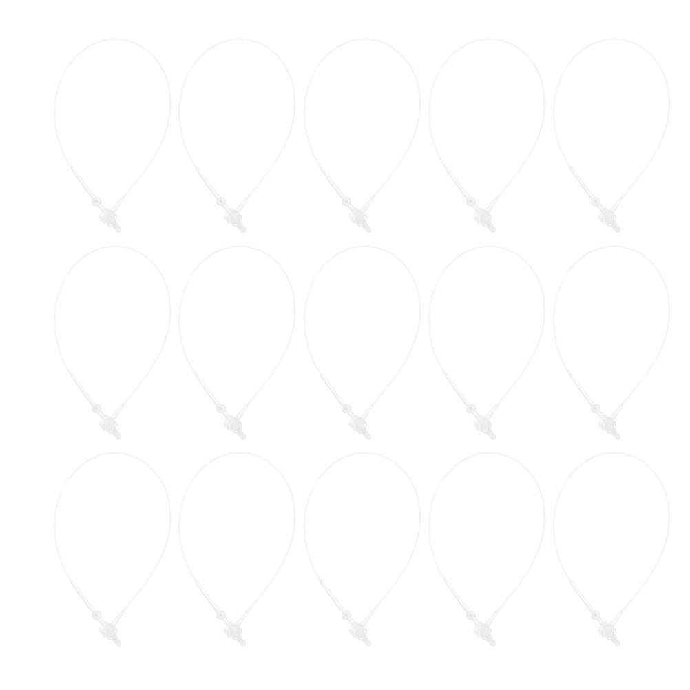 CTIRCHIU 5000Pcs Clear Plastic Price Tag Strings with Easy Threading ...