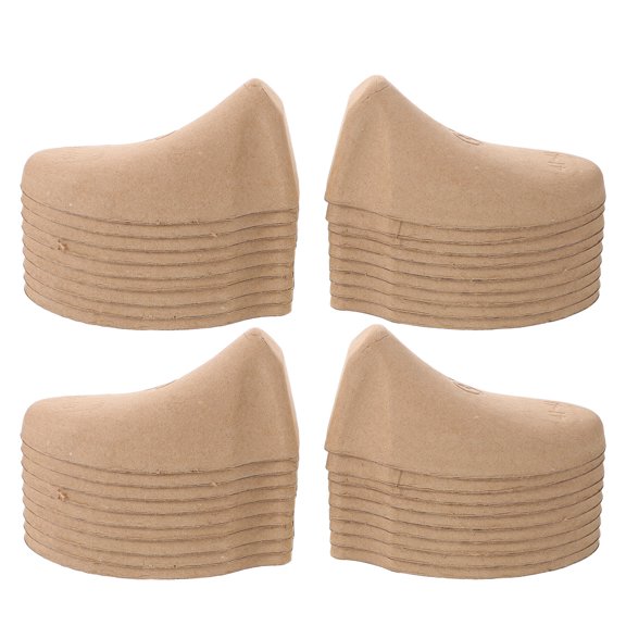 CTIRCHIU 50Pairs Commercial Shoe Tree Paper Pulp Inner Support for Daily Use with Precision Shoe Shape Control
