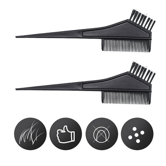 CTIRCHIU 50Pcs Hair Cutter Trimmer Comb Black Compact Design with Skin Protection for Salon Use