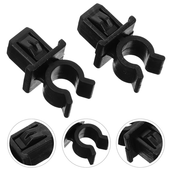 CTIRCHIU 50Pcs Spare Tire Carrier Lock Clips Black Clips for Vehicle Wheel Rack Secure Fixing