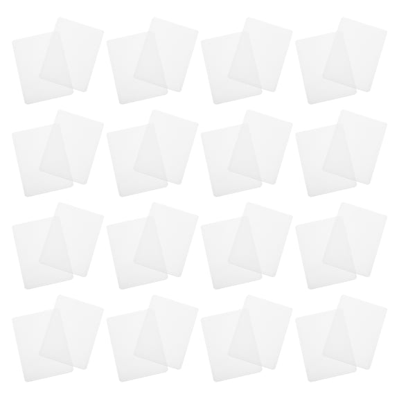 CTIRCHIU 50Pcs Transparent PVC Hard Plastic Card Sleeves for Sports Baseball Basketball Collectors
