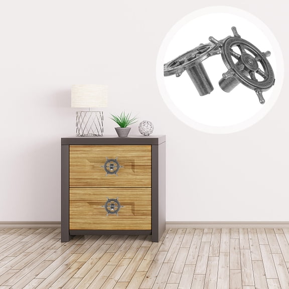 CTIRCHIU 5-Pack Cabinet Drawer Knobs Ergonomic Grip Handles for Kitchen and Furniture