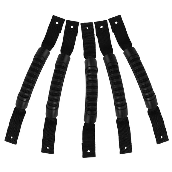 CTIRCHIU 5Pcs Boat Side Carry Handle Black Nylon Pvc with Anti Slip for Ocean Kayaking