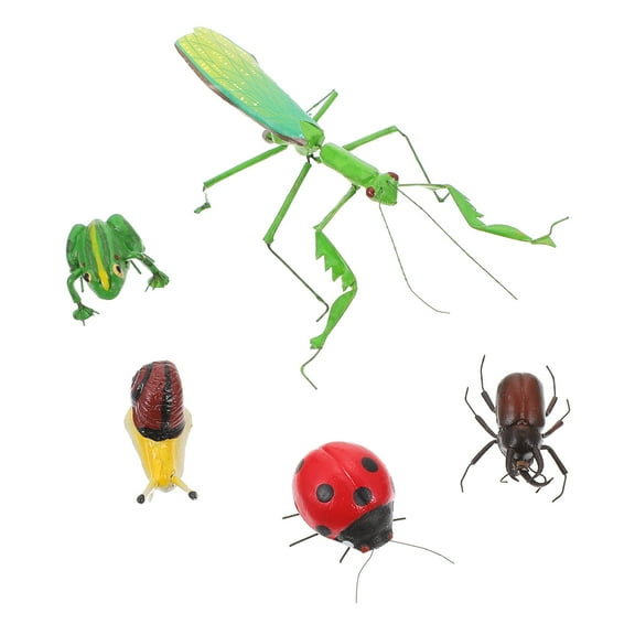 CTIRCHIU Set of 5 Multi-Colored Artificial Animal Models with Design Decorative Ornaments