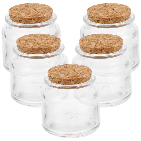 CTIRCHIU Wax Melt Containers Glass Cups Modern 5Pcs