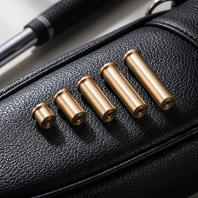 CTIRCHIU 5Pcs Golf Shaft Tip Plug Set Copper Plated Gold for Custom Swing Weight Adjustment