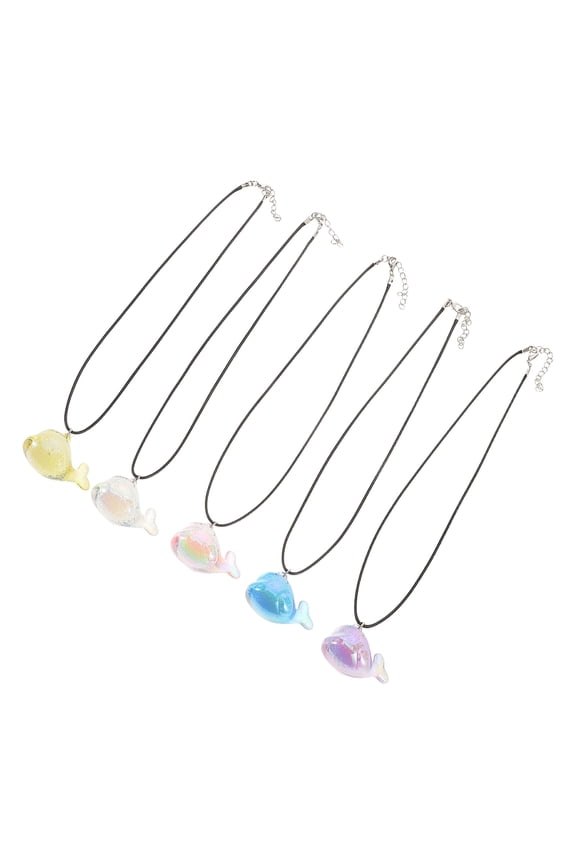 5Pcs Rearview Mirror Hanging Ornaments Acrylic Dolphin Pendants Multicolor Jewelry Charms