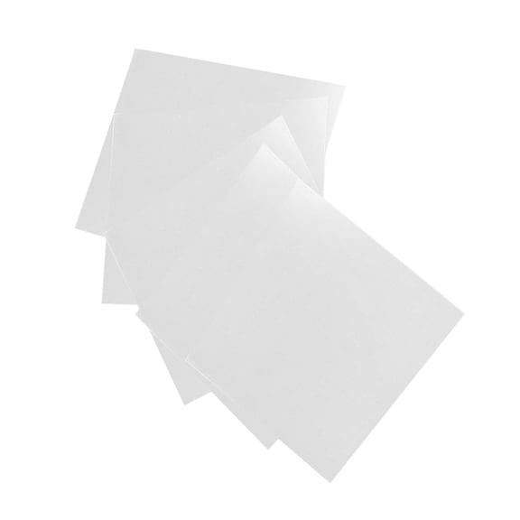 CTIRCHIU 5Pcs Transparent PVC 3D Blank Stencil Sheets Flexible Durable Template for Painting Fabric Signs