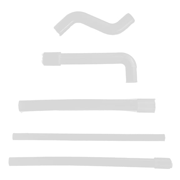 CTIRCHIU 5pcs Flexible Tubing High Temp Silicone Water Pipe For Household Users Home Use