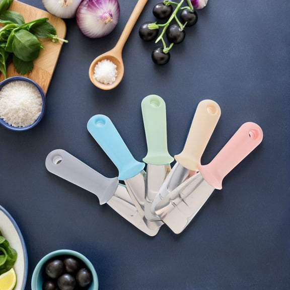 CTIRCHIU 5-Pack Ice Scrapers for Freezer with Non- Handles, Quick Frost Removal Tools for Kitchen and Home Use