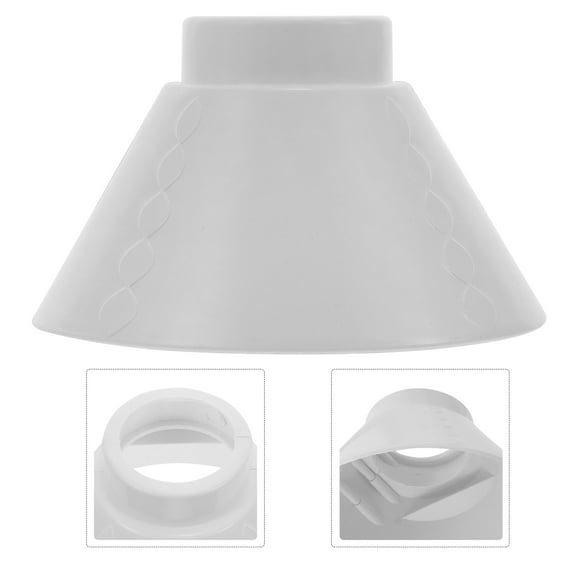 CTIRCHIU Set of 5 Plastic Light Bulb Covers for Ceiling Fixtures and Industrial Lamp Shades