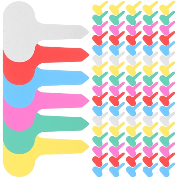 CTIRCHIU 600pcs Plant Tags For Garden Marking Nursery Markers White Pink Durable And Reusable Garden Labeling