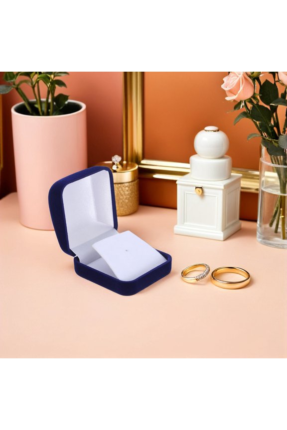 6Pcs Blue Lapel Pin Display Holder Box for Badge Collection and Jewelry Brooch Storage