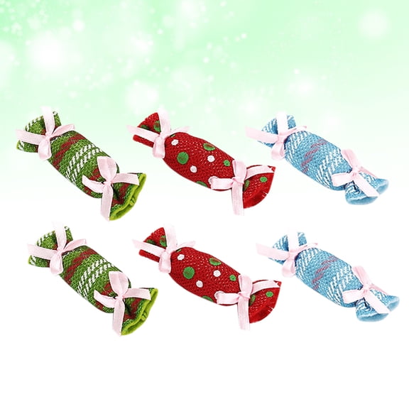 CTIRCHIU 6Pcs Cat Candy Toys Assorted Color Keeps Mentally and Physically Stimulated Christmas