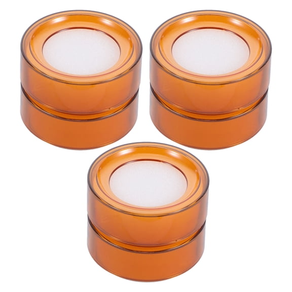 CTIRCHIU 6Pcs Counting Sponge Moistener Cup with Stable Base for Envelope Sealing and Bank Teller Use
