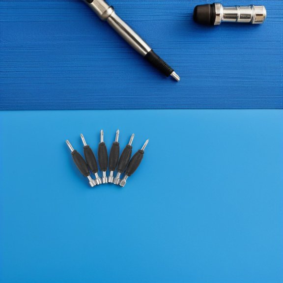 CTIRCHIU 6Pcs Portable Fingerboard Tool Metal Screwdrivers with Double Tips for Efficient Skateboard Assembly